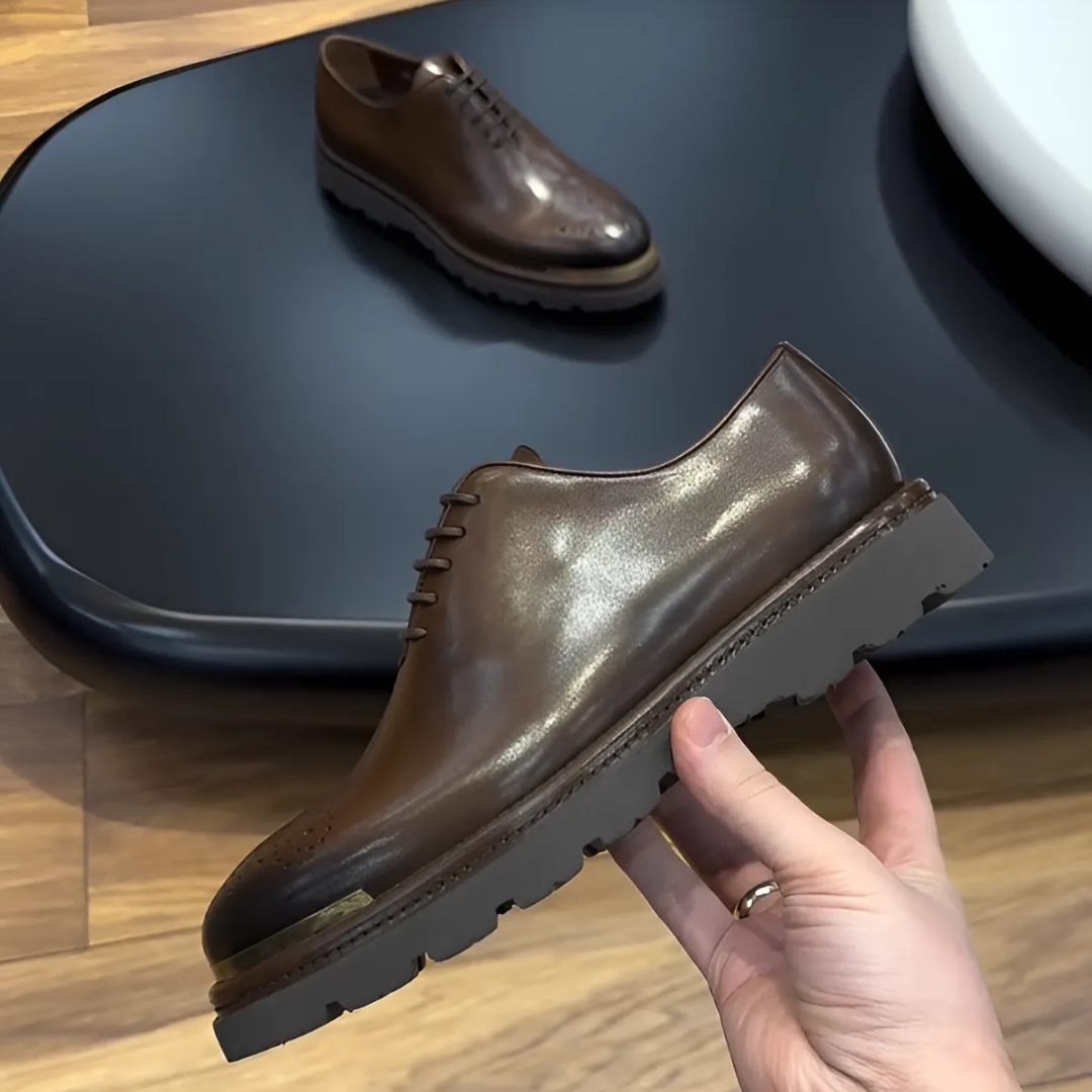Ergonómikus talpú bőr mokaszin férfiaknak®